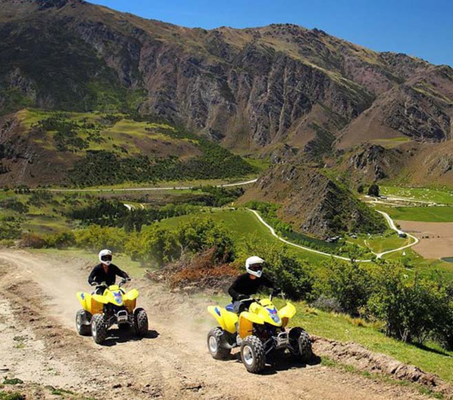 Quad biking