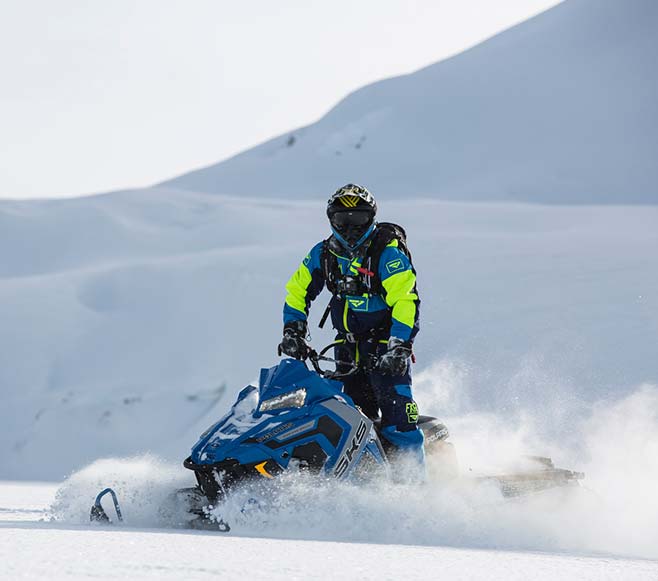 Snowmobile ride