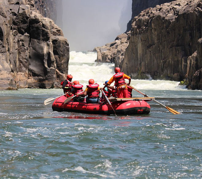 White water rafting - Zambia